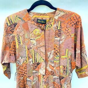 Vintage 1980s Positive Influence Secretary Dress